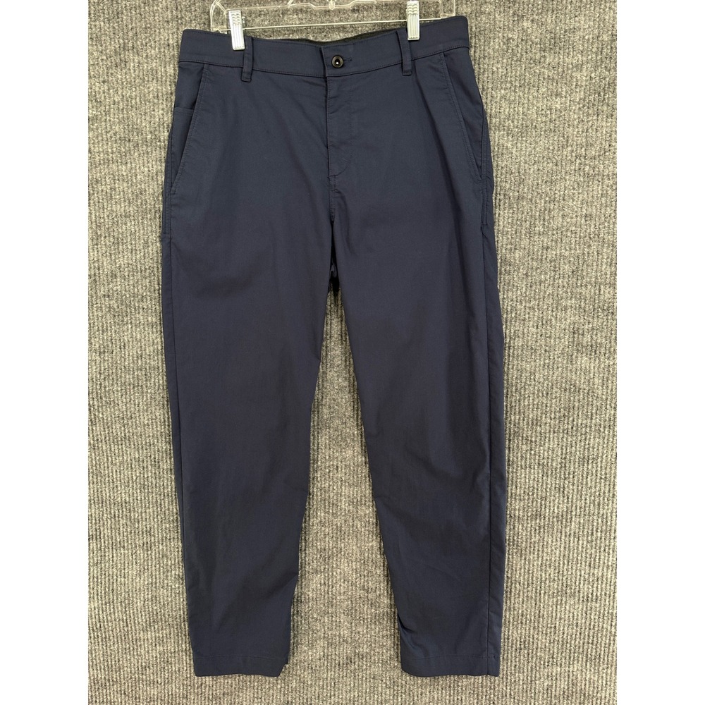 Nike Golf Pants Mens 32x32 Navy Blue Excellent Dri-FIT Tapered Chino Trousers